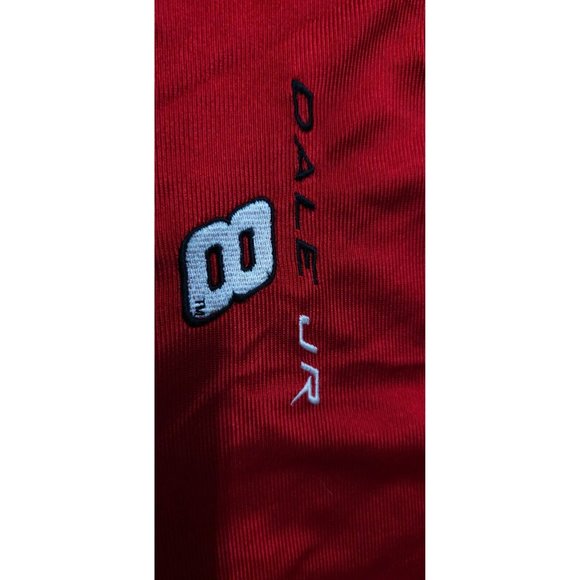 Chase Authentics Dale Earnhardt Jr 8 Large Red V-Neck Nascar Sleeveless Shirt - Picture 10 of 15